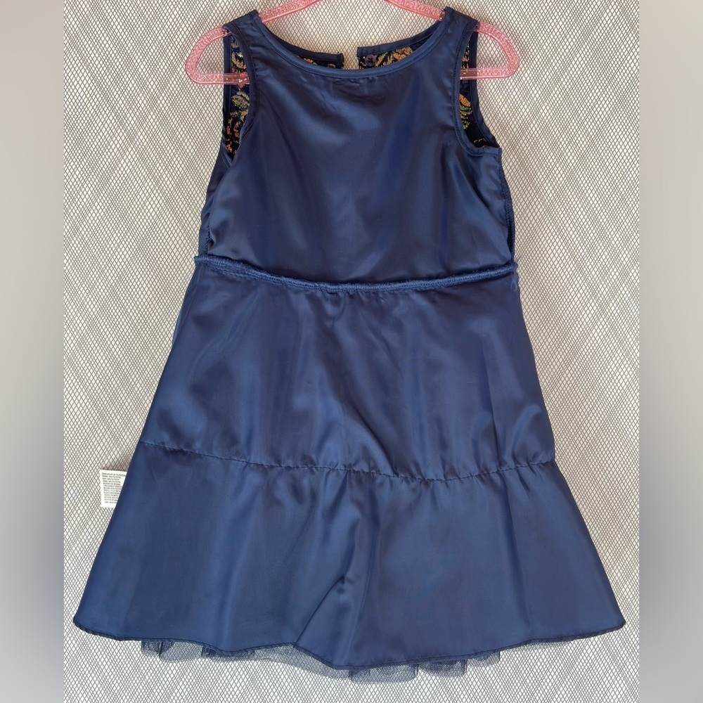 mia and mimi- Floral sleeveless navy Lace Dress NWT (Size 2t) - Picture 5 of 8